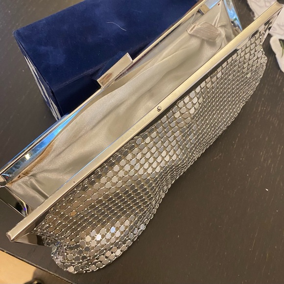 PaylessShoe Silver Metal Mesh Clutch Handbag - Picture 3 of 5